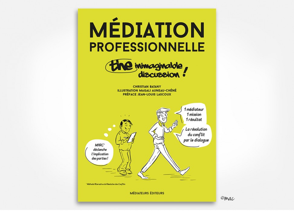 brochure médiation professionnelle illustrations éditions magaliac